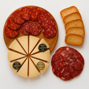 Rueda de ibéricos + Rueda de quesos galardonados a nivel mundial + Pan tostado